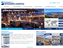 Tablet Screenshot of hutchisonlogistics.com